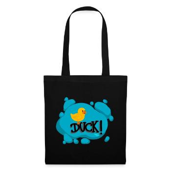 Duck! - Calypso Blous - Stoffbeutel - Schwarz - Vorne