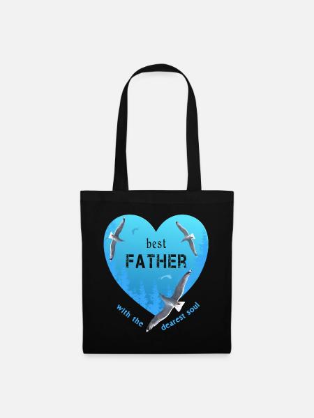 best father - Stoffbeutel - Schwarz