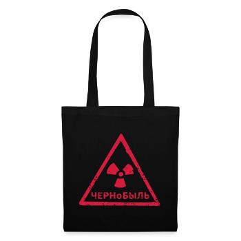 CHERNOBYL RADIATION WARNING ICON - Tote Bag - black - Front