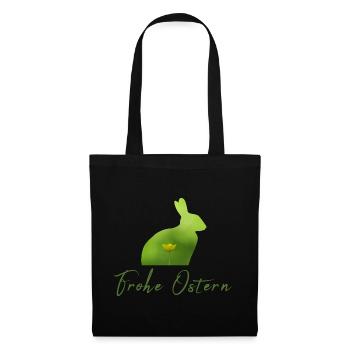 Frohe Ostern Ostern - Stoffbeutel - Schwarz - Vorne