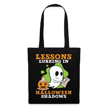 Lektionen, die in den Schatten von Halloween lauer - Stoffbeutel - Schwarz - Vorne