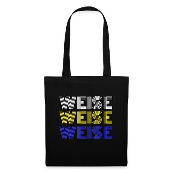 Klugscheisser Klugscheißer Klugscheiser - Stoffbeutel - Schwarz - Vorne