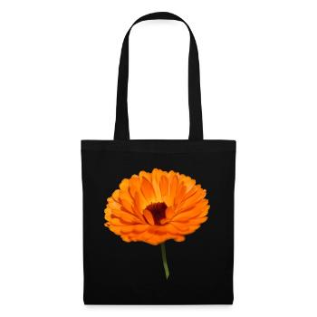 Ringelblume - Stoffbeutel - Schwarz - Vorne