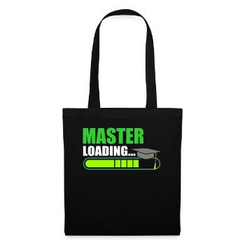 Master Loading Masterabschluss - Stoffbeutel - Schwarz - Vorne