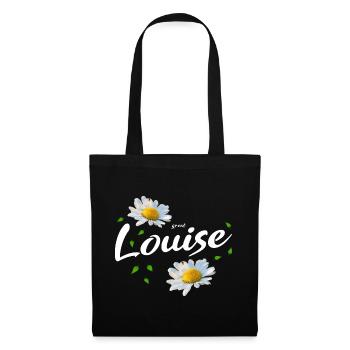 Louise - Stoffbeutel - Schwarz - Vorne