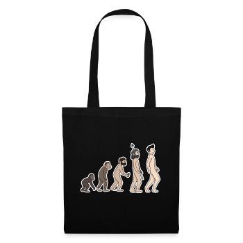 evolution - Tote Bag - black - Front