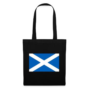 Schottland - Stoffbeutel - Schwarz - Vorne