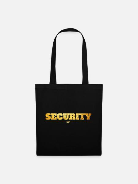 Security - Stoffbeutel - Schwarz
