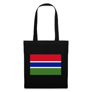 Gambia - Stoffbeutel - Schwarz - Vorne