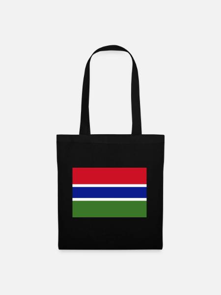 Gambia - Stoffbeutel - Schwarz