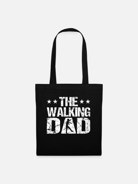 The Walking Dad - Stoffbeutel - Schwarz