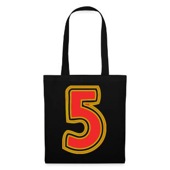5 - Stoffbeutel - Schwarz - Vorne