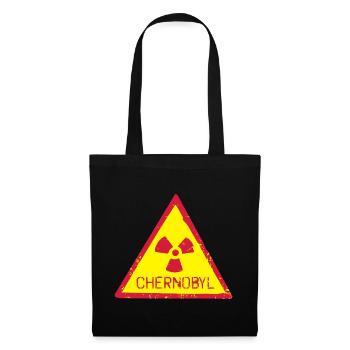 CHERNOBYL RADIATION WARNING ICON - Tote Bag - black - Front