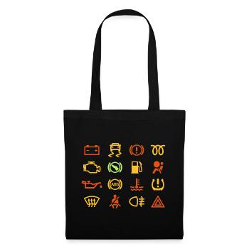 Car indicator lights - Tote Bag - black - Front