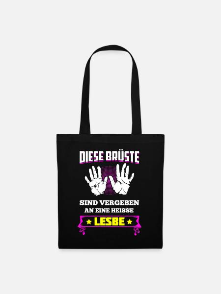Diese Brüste Gehören Heißer Lesbe Heißen Lesbe - Stoffbeutel - Schwarz