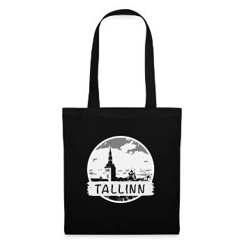 Tallinn City - Stoffbeutel - Schwarz - Vorne