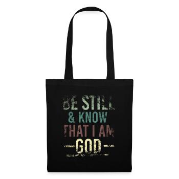 I Am God - Stoffbeutel - Schwarz - Vorne