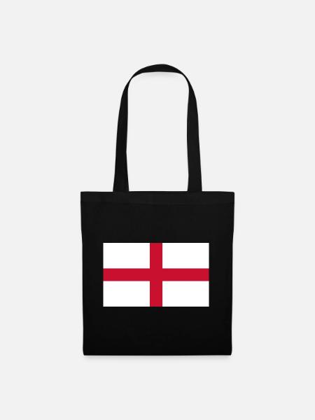 England - Stoffbeutel - Schwarz