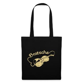 Beschwingter Bratscher Orchester - Stoffbeutel - Schwarz - Vorne