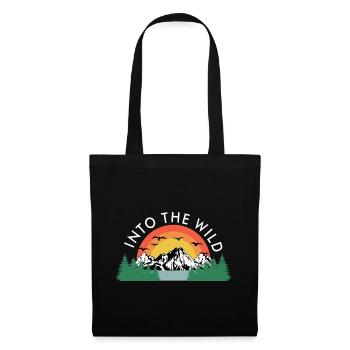 Dans la randonnée de randonnée des grimpeurs sauvages - Sac en tissu - noir - Devant