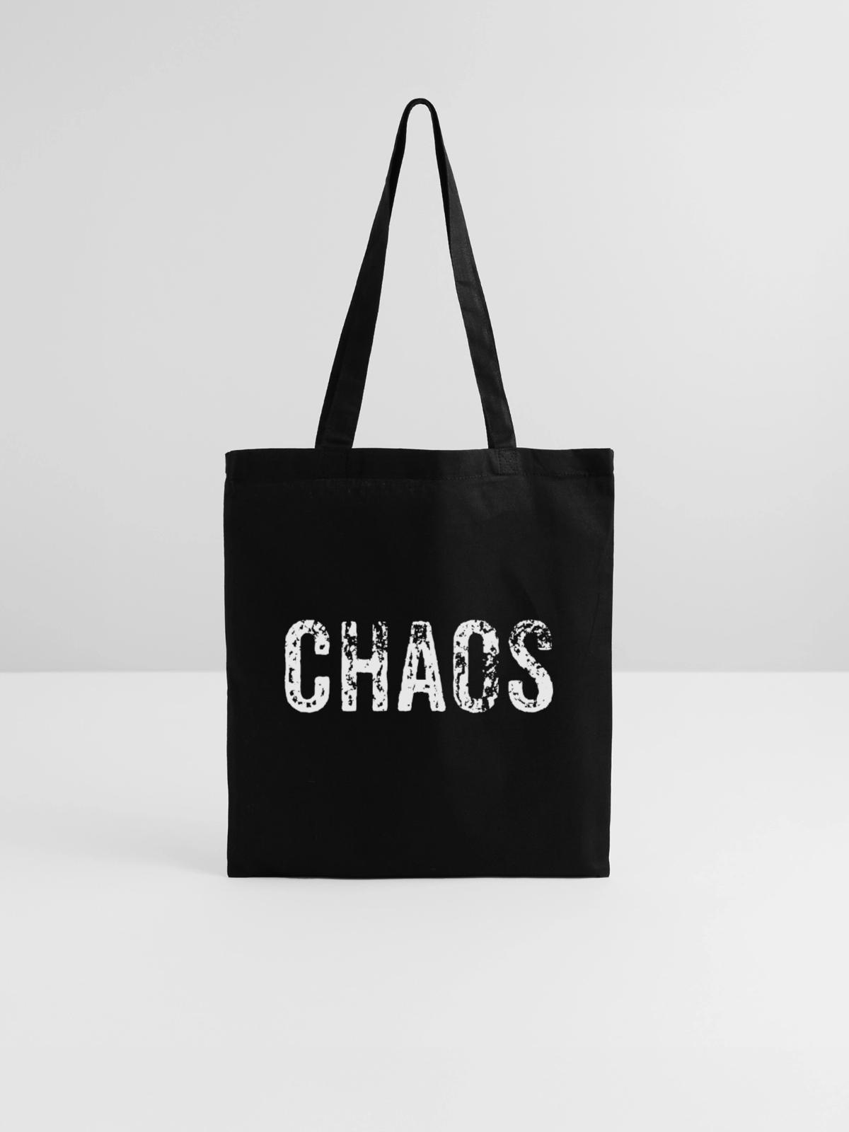 Chaos - Stoffbeutel - Schwarz - Vorne