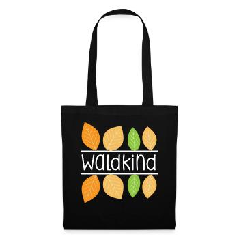 Waldkind - Stoffbeutel - Schwarz - Vorne