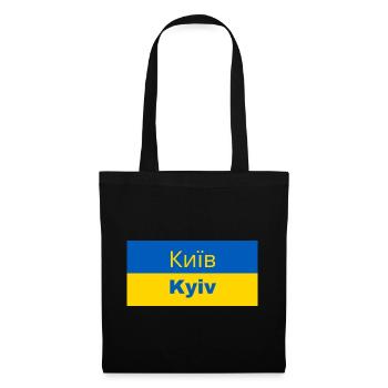 Kyiv City in Cyrillic - Tote Bag - black - Front