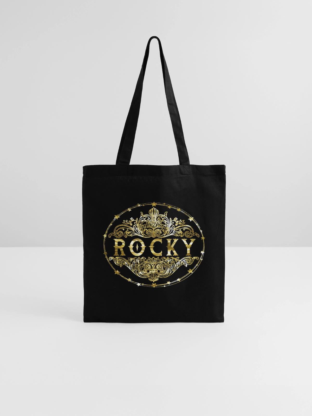 Rocky - Stoffbeutel - Schwarz - Vorne