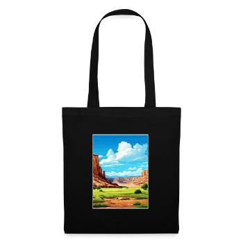 Capitol Reef National Park Vintage Reiseposter - Stoffbeutel - Schwarz - Vorne