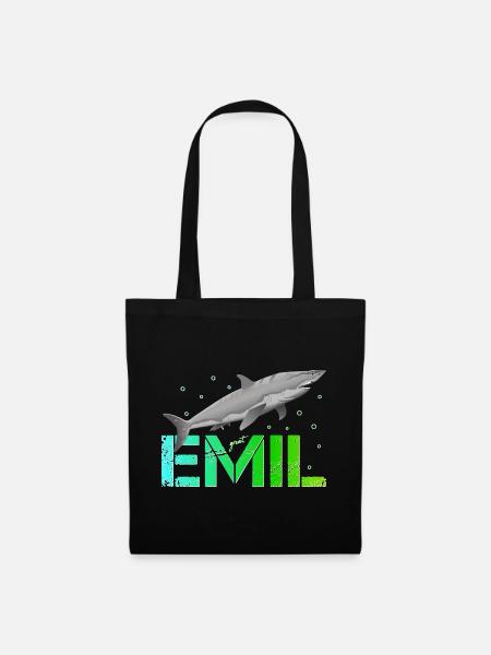 Emil Geburtstag Emil Namenstag - Stoffbeutel - Schwarz