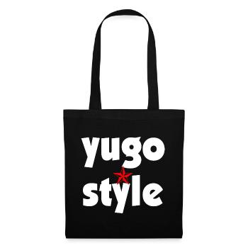 yugo style - Stoffbeutel - Schwarz - Vorne