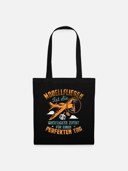 Modellfliegen - Stoffbeutel - Schwarz