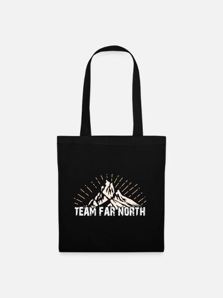 Team Far North | Nordland | Norden - Stoffbeutel - Schwarz