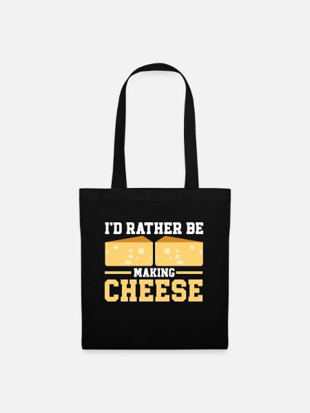 Cheese Making Cheese Lover - Stoffbeutel - Schwarz