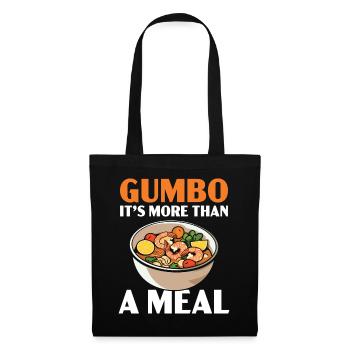 Gumbo-Liebhaber Foodie Louisiana Essen Cajun-Küche - Stoffbeutel - Schwarz - Vorne