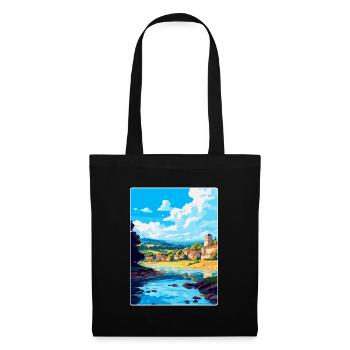 Dordogne France Vintage Travel Poster Souvenir WPA - Tote Bag - black - Front