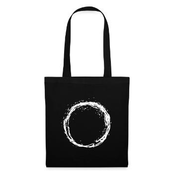 Kreis Design variante Linie Geschenk - Stoffbeutel - Schwarz - Vorne