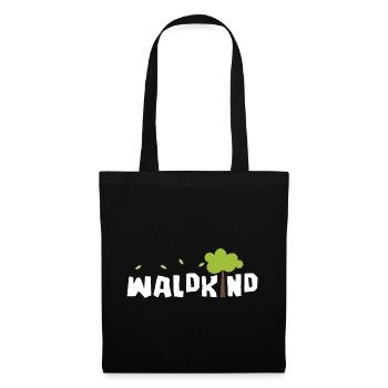 Waldkind - Stoffbeutel - Schwarz - Vorne