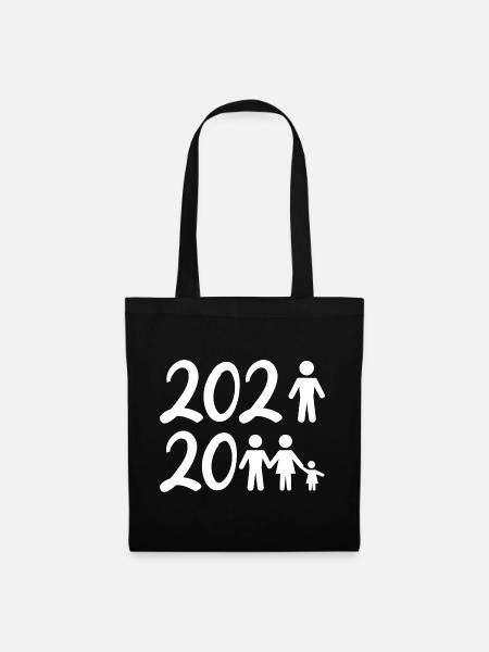Familie 2021-2022 - Stoffbeutel - Schwarz