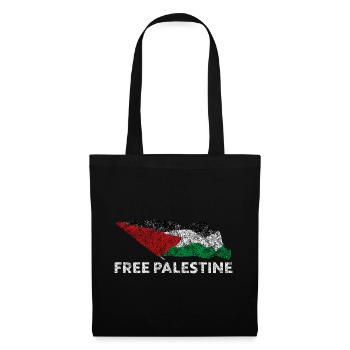 Palestine libre - Sac en tissu - noir - Devant