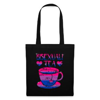 Bisexueller Bisexuelle Geschenk - Stoffbeutel - Schwarz - Vorne