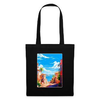 Palma Nova Spain Vintage Travel Poster Souvenir - Tote Bag - black - Front