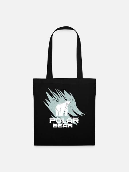 Polar Bär - Stoffbeutel - Schwarz