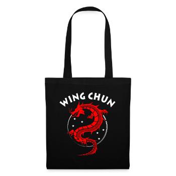 Wing Chun - Stoffbeutel - Schwarz - Vorne