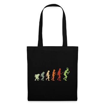 Tennis Evolution - Stoffbeutel - Schwarz - Vorne