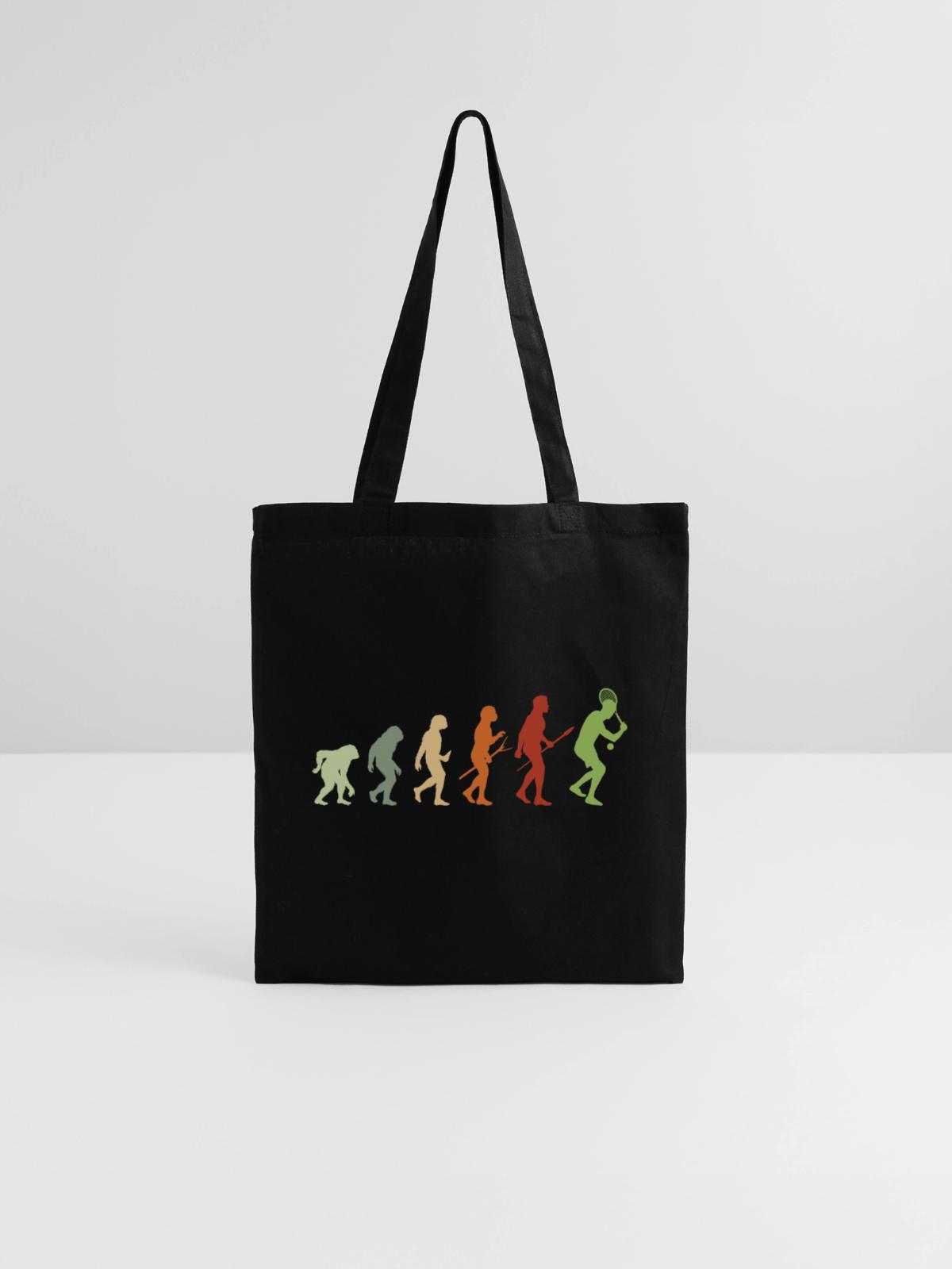 Tennis Evolution - Stoffbeutel - Schwarz - Vorne