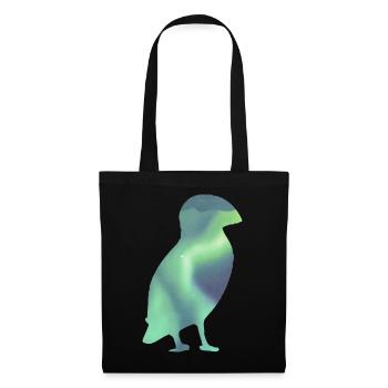 Puffin Island Papageitaucher Iceland Aurora - Stoffbeutel - Schwarz - Vorne