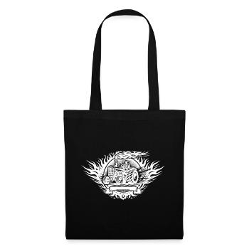 Tractor Pulling Logo - Tote Bag - black - Front