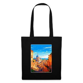 Rome Italy Vintage Travel Poster Souvenir Souvenir - Tote Bag - black - Front