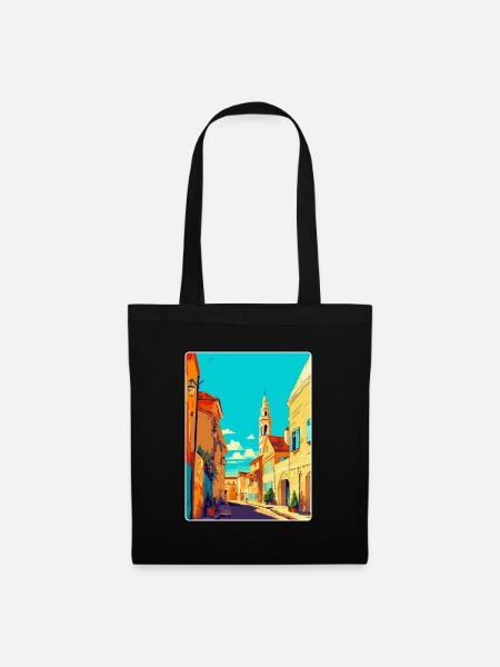 Sibiu Rumänien Vintage Reiseposter WPA Souvenir - Stoffbeutel - Schwarz